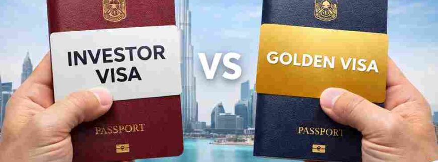 Investor Visa vs Golden Visa: What’s the Difference?
